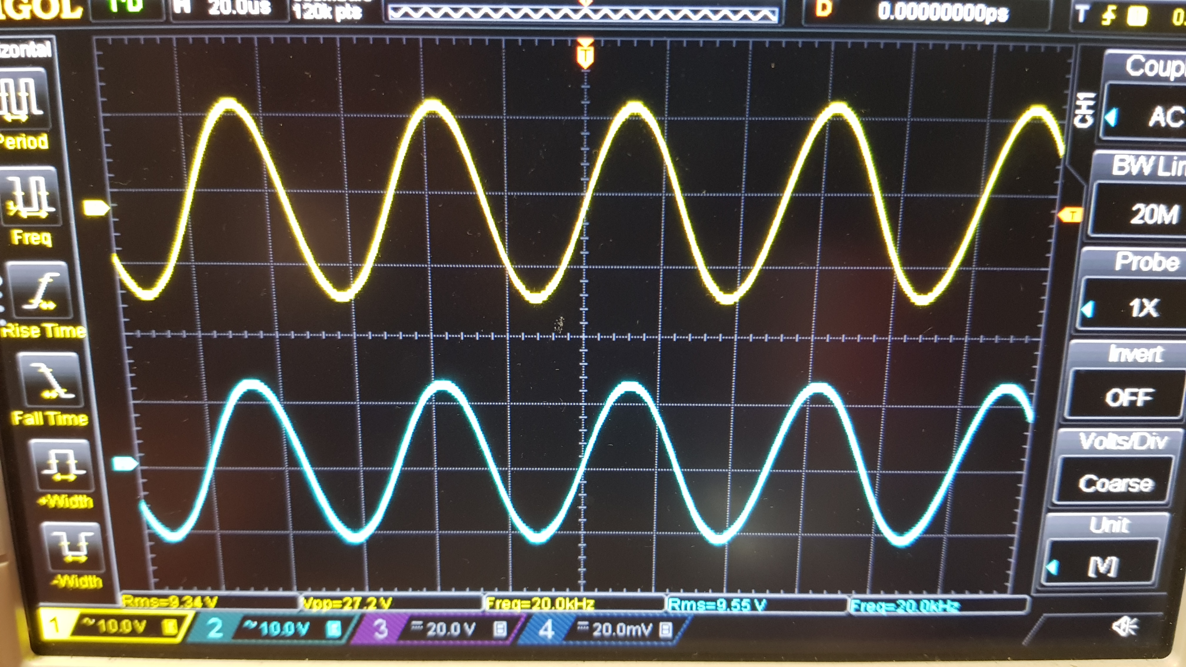 20KHz sinus